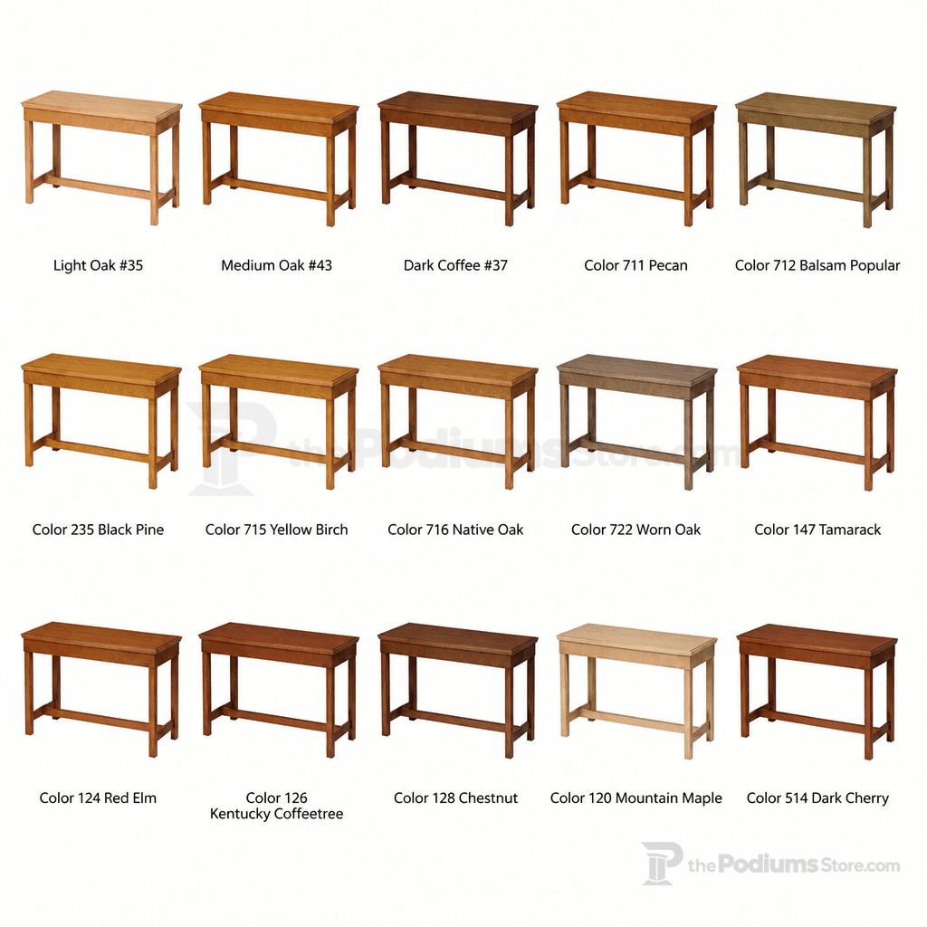 Wood Church Offering Table (PS-305) Offering Table 305 Light Oak 35 - thePodiumsStore