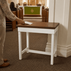 Wood Church Offering Table (PS-305-C) Offering Table 305C Light Oak 35 - thePodiumsStore