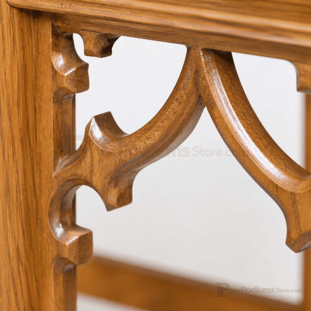 Wood Communion Table (PS-205) Communion Table NO 205 Light Oak 35 - thePodiumsStore