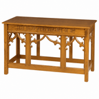 Wood Communion Table (PS-205) Communion Table NO 205 Light Oak 35 - thePodiumsStore