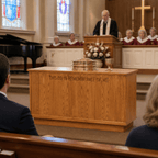 Wood Communion Table (PS-400) Communion Table NO 400 Light Oak 35 - thePodiumsStore