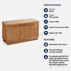 Wood Communion Table (PS-400) Communion Table NO 400 Light Oak 35 - thePodiumsStore