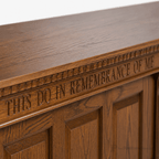 Wood Communion Table (PS-8201) Communion Table NO 8201 Light Oak 35 - thePodiumsStore
