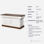 Wood Communion Table (PS-8201) Communion Table NO 8201 Light Oak 35 - thePodiumsStore