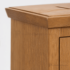 Wood Tithe & Prayer Box (PS-40) Tithe & Prayer Box NO 40 Light Oak 35 - thePodiumsStore