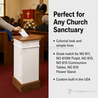 Wood Tithe & Prayer Box (PS-80) Tithe & Prayer Box NO 80 Light Oak 35 - thePodiumsStore