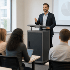 WorkPod Mobile Lectern Non-Sound Lectern TWPL - thePodiumsStore